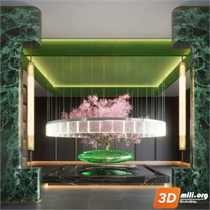 Lobby Decoration Skp Files 